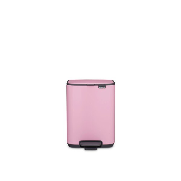 Cestino per la spazzatura rosa in acciaio con pedale 4 l Bo – Brabantia-image-4