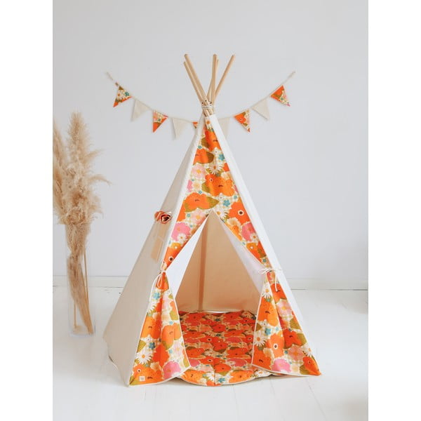 Tenda teepee per bambini Picnic with Flowers - Moi Mili-image-1