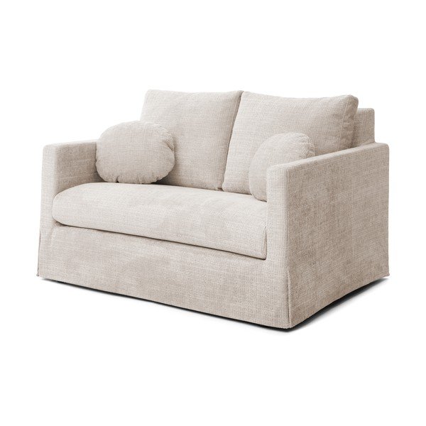 Divano color crema 140 cm Paphos – Ropez