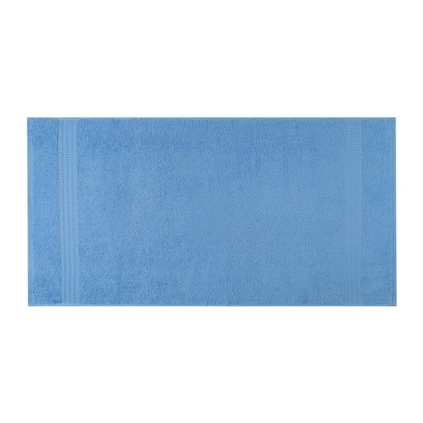 Asciugamano blu in puro cotone Sky, 50 x 90 cm - Foutastic