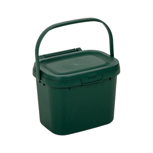 Contenitore per rifiuti verde compostabile da 2,5 l - Addis