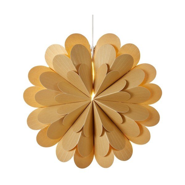 Decorazione luminosa a sospensione con motivo natalizio in oro ø 45 cm Maravilla - Markslöjd