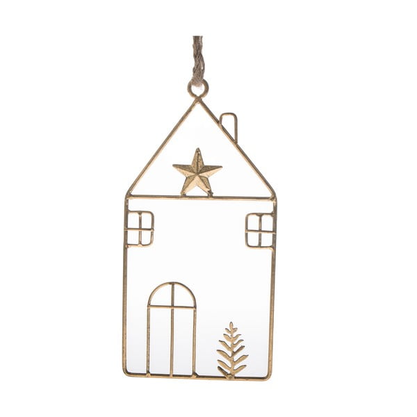 Decorazione natalizia da appendere in metallo 24 cm – Dakls