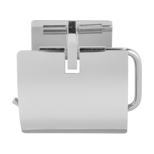 Porta carta igienica autoportante in acciaio inox argento lucido Genova - Wenko-image-2