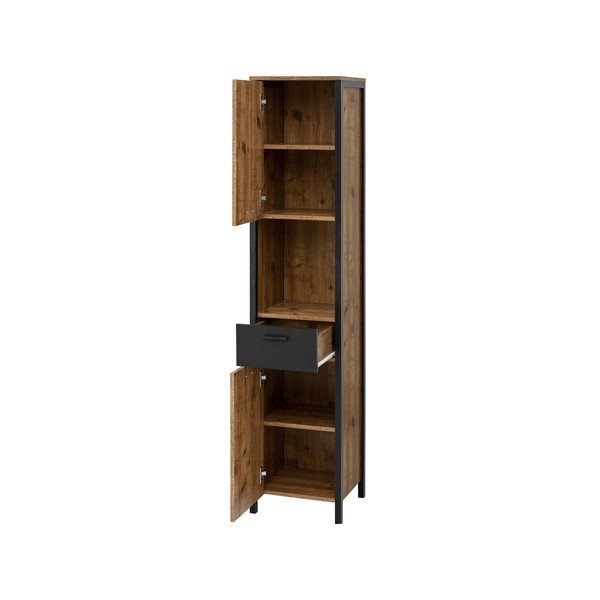 Mobile da bagno marrone scuro , 38 x 175 cm Werra - Støraa-image-2
