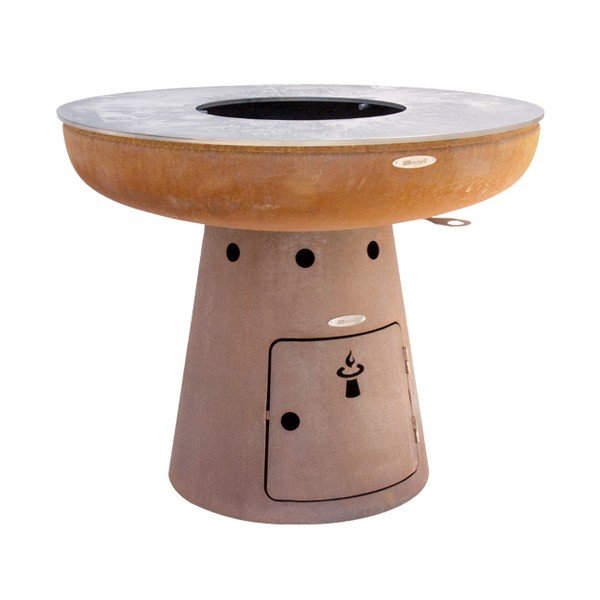 Griglia a carbone ø 102 cm Nero L - Remundi-image-2