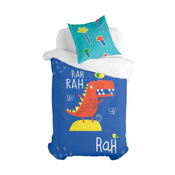 Biancheria da letto per bambini in cotone, 140 x 200 cm Funnysaurus - Moshi Moshi