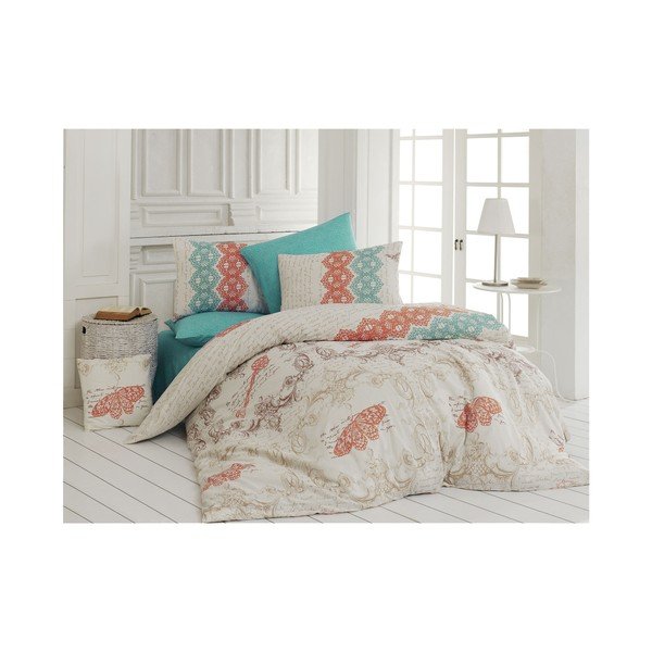 Biancheria da letto matrimoniale con lenzuolo Pepela, 200 x 220 cm - Mijolnir