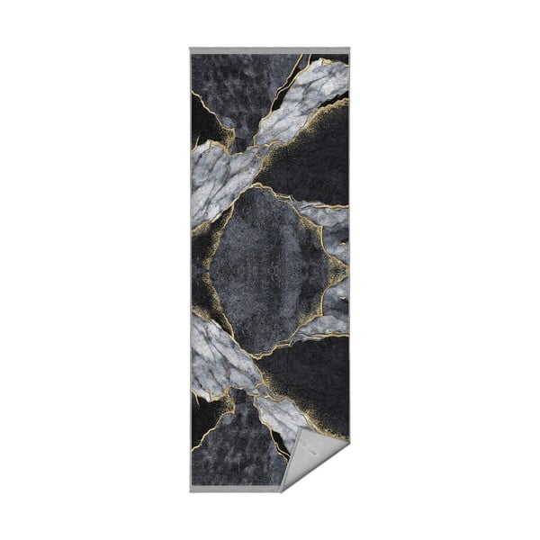 Tappeto nero 80x200 cm - Mila Home