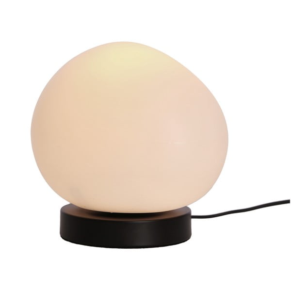 Lampada da tavolo bianca e nera (altezza totale 19 cm) Stones – Candellux Lighting-image-3