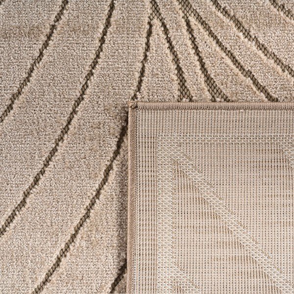 Tappeto da interno/esterno rotondo beige ø 120 cm Nova 1204 – Ayyildiz Carpets-image-3