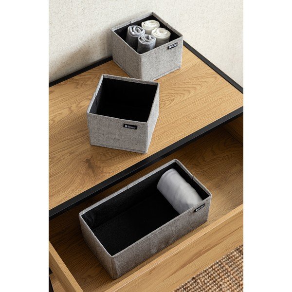 Set di organizer per cassetti in tessuto 3 pz Soft Storage – Bigso-image-2