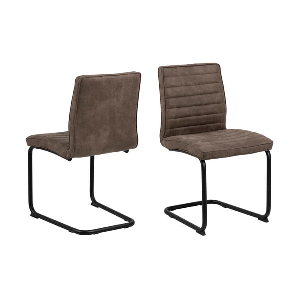 Sedia da pranzo marrone Zola - Actona-image-4