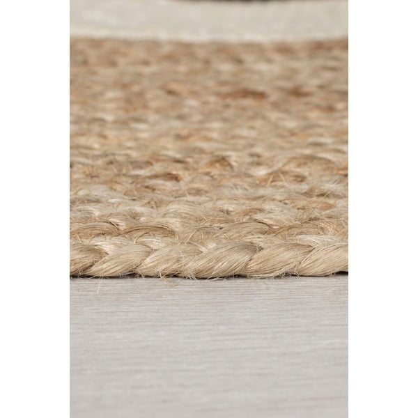 Tappeto per bambini di colore naturale in iuta tessuto a mano 100x100 cm Bertie Bear – Flair Rugs-image-4