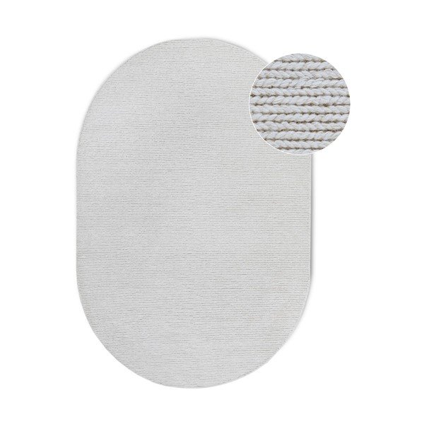 Tappeto bianco in lana tessuto a mano 160x230 cm Francois – Villeroy&Boch