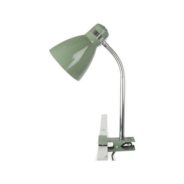 Lampada verde con clip Study - Leitmotiv