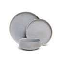 Set di piatti grigi in gres 18 pz Malia - Bonami Selection