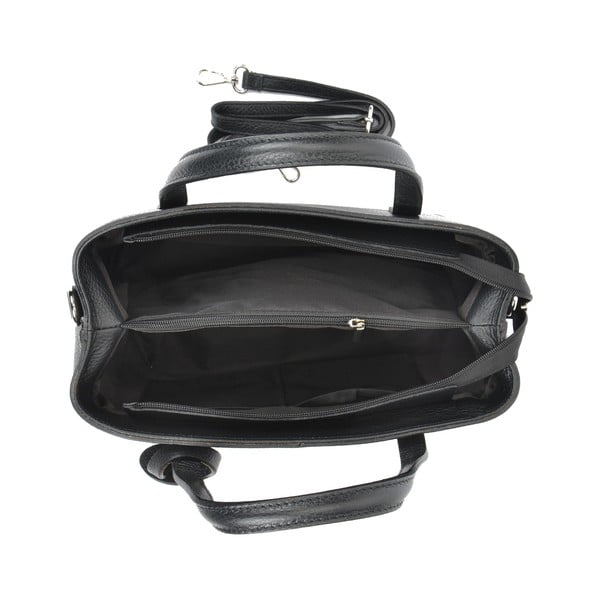 Borsa in pelle nera Lacy - Sofia Cardoni-image-3