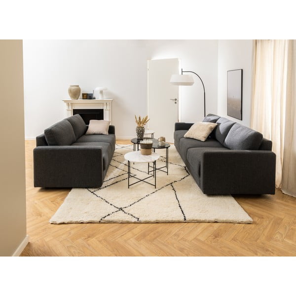 Tavolino rotondo con piano in marmo ø 52 cm Avila – Actona-image-3