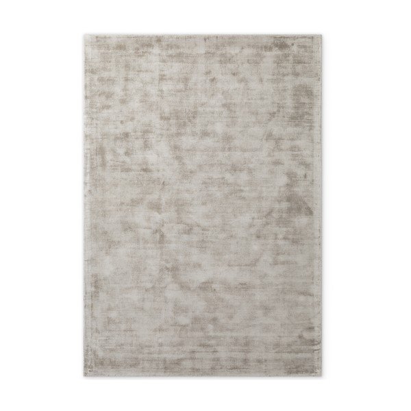Tappeto grigio in viscosa tessuto a mano 120x180 cm Noemi – Vikosa