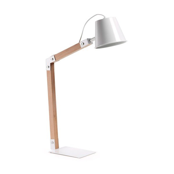 Bílá stolní lampa La Forma Andra