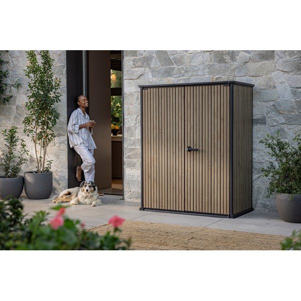 Mobile da giardino in plastica marrone - Keter-image-2