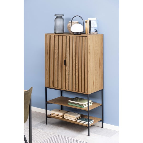 Mobile in rovere decorato in colore naturale 80x140 cm Jaipur - Actona-image-1