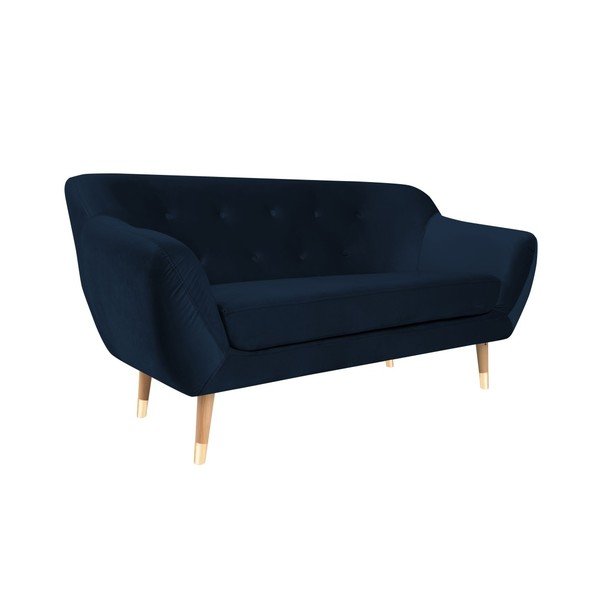 Divano a due posti blu scuro Amelie - Mazzini Sofas-image-2