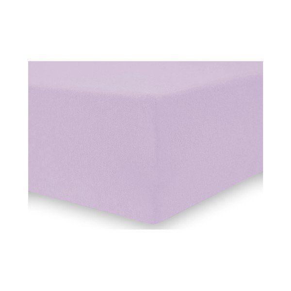 Lenzuolo elastico rosa chiaro Lila, 200/220 x 200 cm Nephrite - DecoKing-image-1
