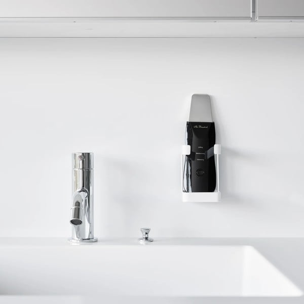 Supporto per apparecchiature per la cura della pelle in metallo bianco Film Hook - YAMAZAKI-image-2