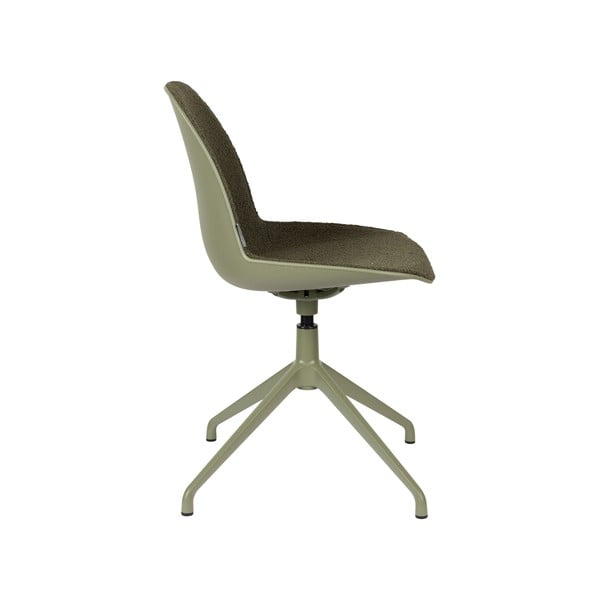 Sedia da ufficio verde in imbottito Albert Kuip – Zuiver-image-2