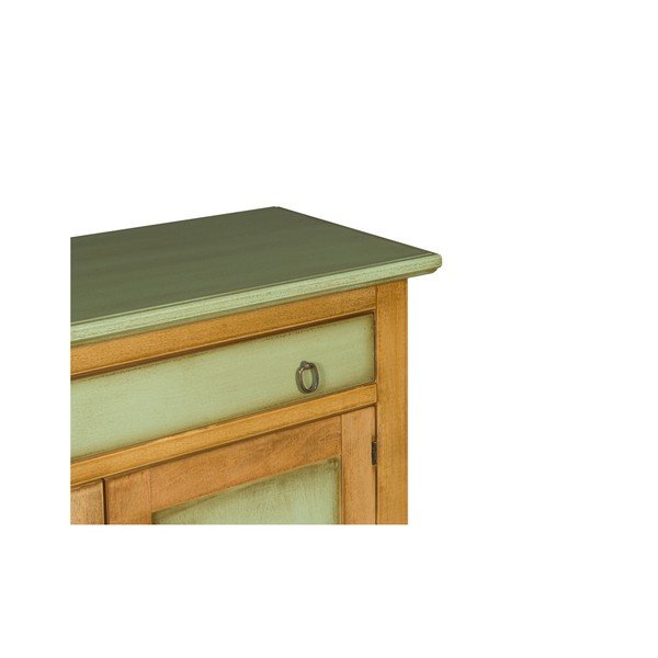 Cassettiera verde-marrone Credenza - Evergreen House-image-2