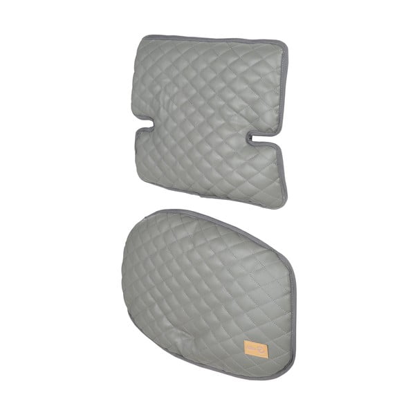 Inserto per sedia da pranzo grigio-marrone Luxe - Roba-image-3