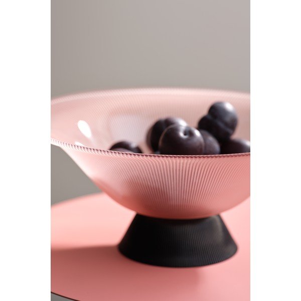Ciotola nera/rosa in vetro ø 31,5 cm Ginger – Jotex-image-1