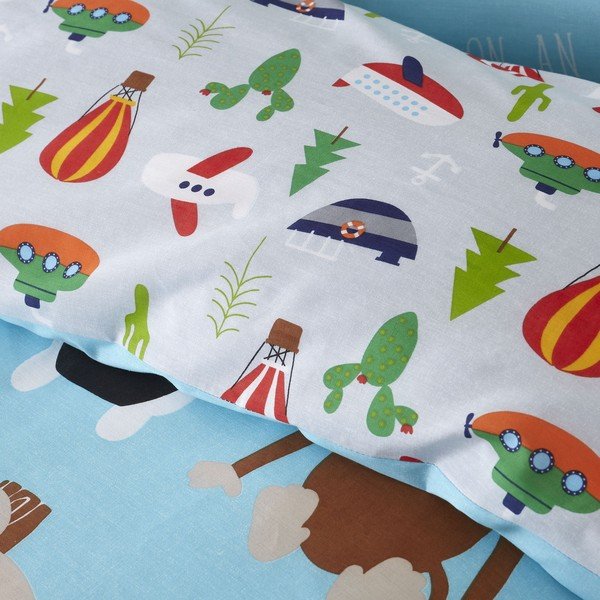 Biancheria da letto per bambini con motivo di animali, 135 x 200 cm Animal Adventures - Catherine Lansfield-image-2