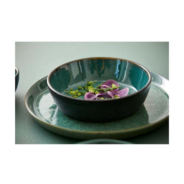 Ciotolina verde/nera in gres Gastro Green/Black – Bitz-image-2