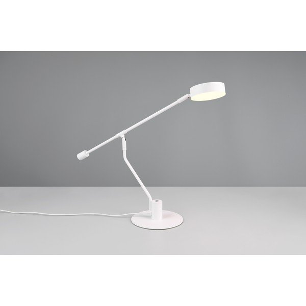 Lampada da tavolo LED bianco opaco con struttura flessibile (altezza totale 64 cm) Manduro – Trio-image-2