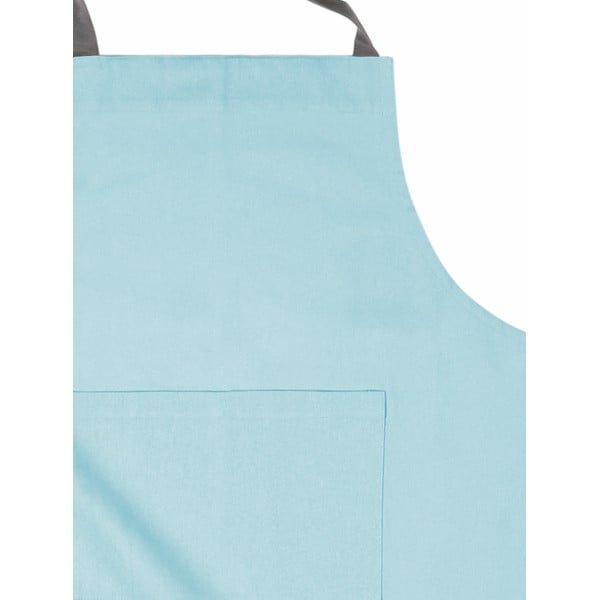 Grembiule da cucina in cotone blu turchese - Tiseco Home Studio-image-2