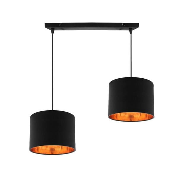 Lampada a sospensione nera 20x54 cm Candida - Candellux Lighting