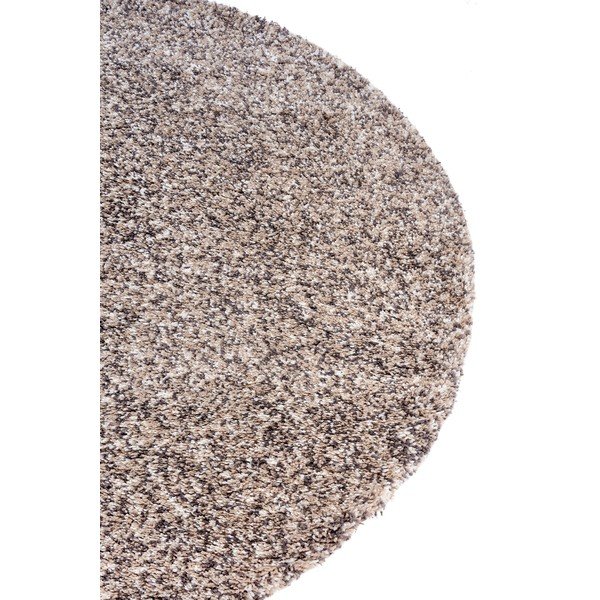 Tappeto rotondo beige ø 120 cm Shag - Hanse Home-image-4