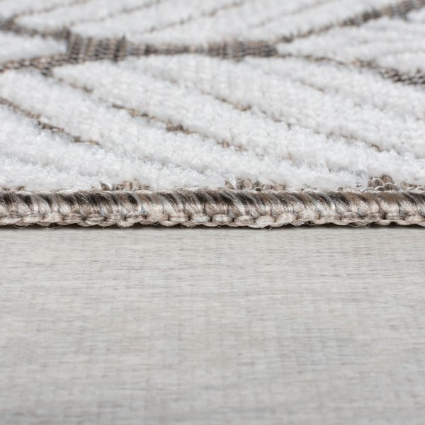 Tappeto da interno e esterno avorio 80x150 cm Elm Leaf – Flair Rugs-image-4