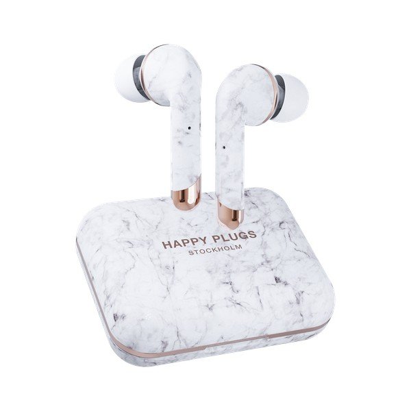Cuffie wireless in marmo bianco Air 1 Plus In-Ear - Happy Plugs
