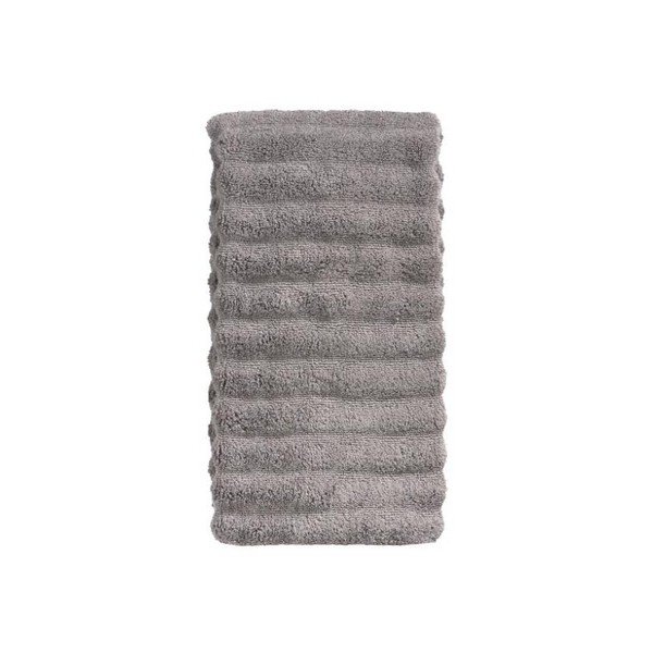 Asciugamano in cotone grigio Prime, 50 x 100 cm - Zone