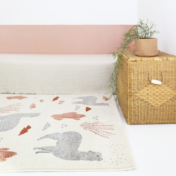 Tappeto per bambini color crema 120x170 cm Andina by Mon Petit Art – Nattiot-image-2