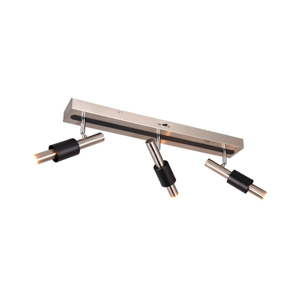Faretto LED nero e argentato 20,5x63 cm Ikaris – Trio Select-image-2