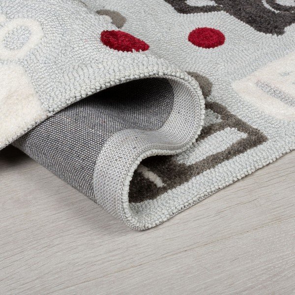 Tappeto grigio per bambini 100x150 cm City Buzz - Flair Rugs-image-1