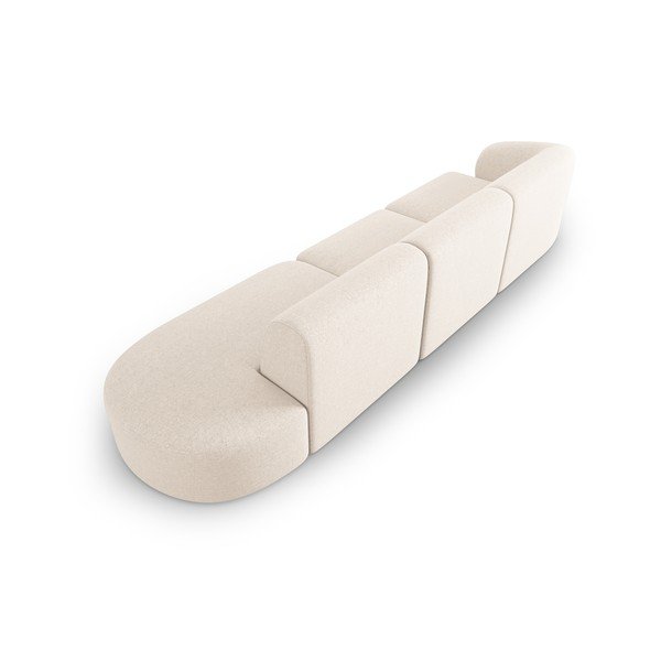 Divano beige 302 cm Shane - Micadoni Home-image-3
