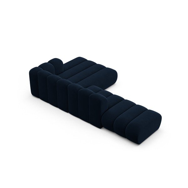 Divano angolare blu scuro ad angolo destro Lupine - Micadoni Home-image-3