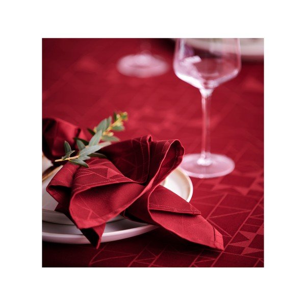 Tovaglioli in tessuto in set da 4 Star Damask - Södahl-image-1