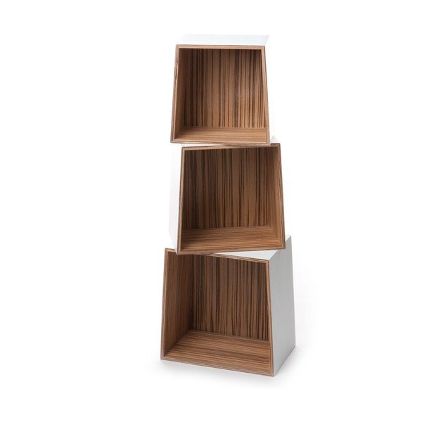 Set di 3 mensole Trapezio - Tomasucci